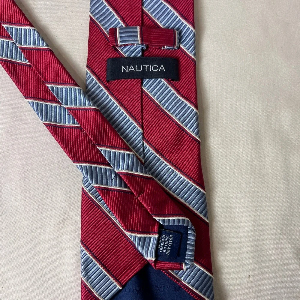 Nautica silk necktie